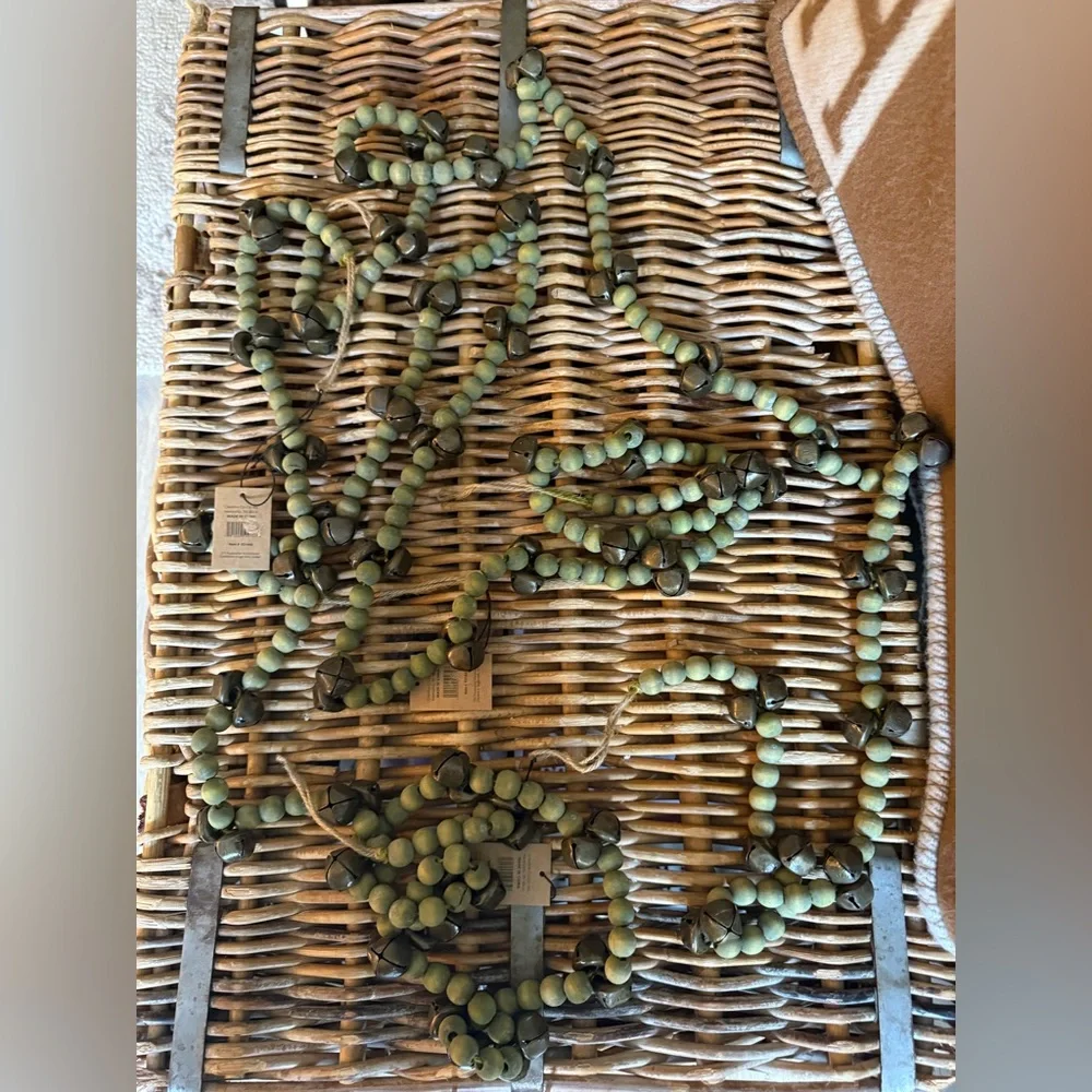 Creative Co-Op Green and Brown Holiday Garland